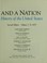 Cover of: A People and a Nation: A History of the United States, Vol. 1