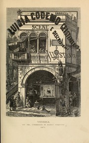 Cover of: Scene e descrizioni illustrate by Luigia Codèmo