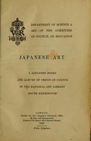 Cover of: Japanese art by National Art Library (Great Britain)