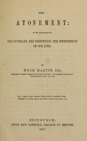 Cover of: The atonement by Martin, Hugh