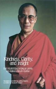 Cover of: Kindness, Clarity, and Insight by His Holiness Tenzin Gyatso the XIV Dalai Lama