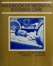 Cover of: Handbook of neonatal intensive care