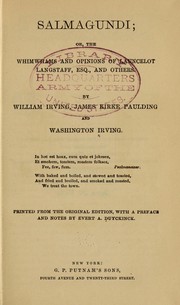 Cover of: Salmagundi by Washington Irving, Washington Irving