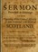 Cover of: A sermon preached in Edinburgh