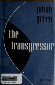 Cover of: The transgressor. by Julien Green