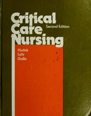 Cover of: Critical care nursing