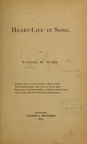 Cover of: Heart-life in song. by Frances Harrison Marr