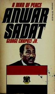 Cover of: A man of peace: Anwar Sadat