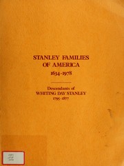 Cover of: Stanley families of America by Harold S. Langland