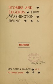 Cover of: Stories and legends, from Washington Irving.