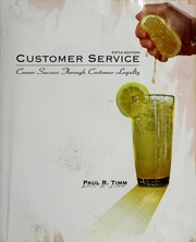 Cover of: Customer service by Paul R. Timm