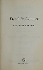 Cover of: Death in summer by William Trevor