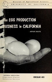 Cover of: The egg production business in California
