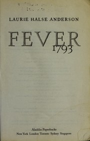 Cover of: Fever 1793 by Laurie Halse Anderson