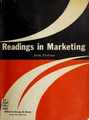 Cover of: Readings in marketing: from Fortune.