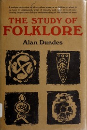 Cover of: The study of folklore by Alan Dundes