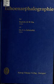 Cover of: Echoenzephalographie.