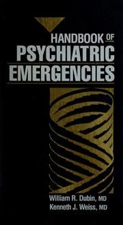 Cover of: Handbook of psychiatric emergencies