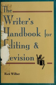 The writers handbook for editing & revision