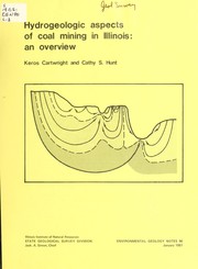 Cover of: Hydrogeologic aspects of coal mining in Illinois: an overview