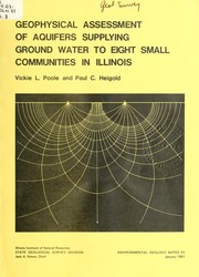 Cover of: Geophysical assessment of aquifers supplying ground water to eight small communities in Illinois