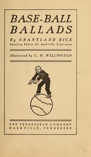 Cover of: Base-ball ballads by Grantland Rice