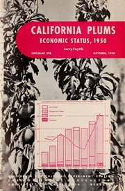 California plums economic status, 1950 by Lawrence Lariar