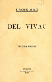 Cover of: Del vivac