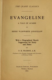 Cover of: Evangeline, a tale of Acadia by Henry Wadsworth Longfellow