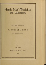 Cover of: Handy man's workshop and laboratory