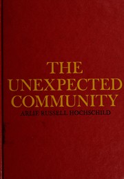 Cover of: The unexpected community.