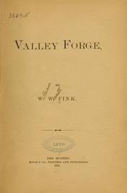 Cover of: Valley Forge