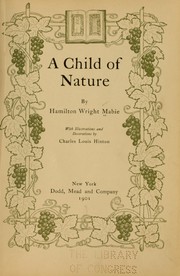 Cover of: A child of nature