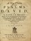 Cover of: A New version of the Psalms of David