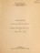 Cover of: Statistical supplement to Agricultural Experiment Station circular 393