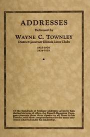 Cover of: Addresses