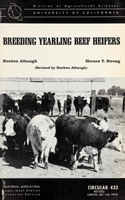 Cover of: Breeding yearling beef heifers
