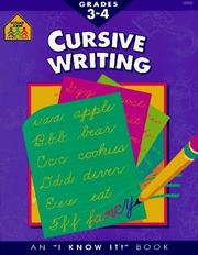 Cover of: Cursive Writing (An I know it book) by Carolyn Dwyer