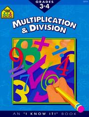 Cover of: Multiplication and Division (Grades 3-4) by Martha Palmer, Louanne Winkler
