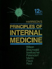 Cover of: Harrison's principles of internal medicine by T. R. Harrison