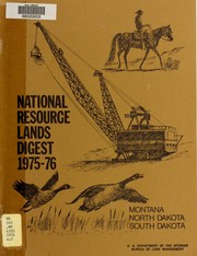 Cover of: National resource lands digest: Montana, North Dakota, South Dakota
