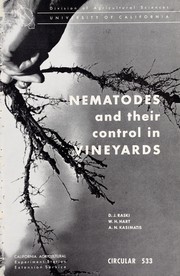 Cover of: Nematodes and their control in vineyards