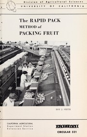 Cover of: The rapid pack method of packing fruit by Roy J. Smith