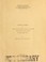 Cover of: Statistical supplement to Agricultural Experiment Station circular 385