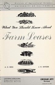 Cover of: What you should know about farm leases