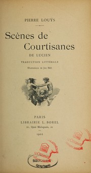 Cover of: Scènes de courtisanes de Lucien