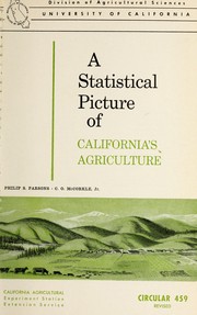 Cover of: A statistical picture of California's agriculture
