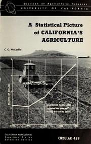Cover of: A statistical picture of California's agriculture