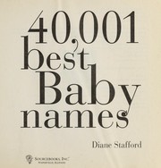 Cover of: 40,001 best baby names