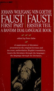 Cover of: Faust. First part by Johann Wolfgang von Goethe